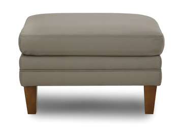 Bethel Leather Ottoman