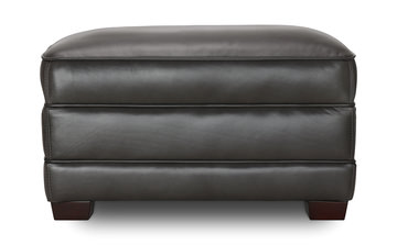 Bristol Leather Ottoman