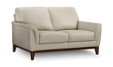 Haines Leather Loveseat thumbnail 2