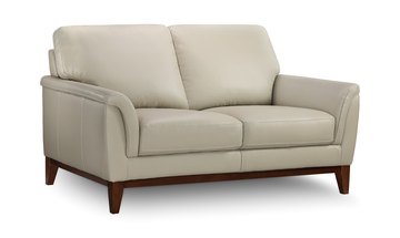 Haines Leather Loveseat