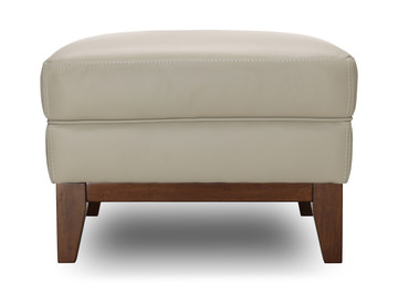 Haines Leather Ottoman