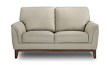 Haines Leather Loveseat thumbnail 1