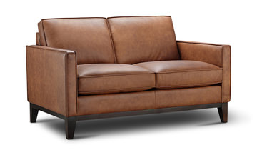 Thorpe III Leather Loveseat