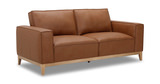 Camdon Leather Loveseat thumbnail 2