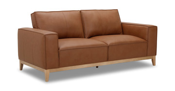 Camdon Leather Loveseat