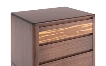 Leeds 3 drawer Nightstand