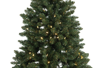 Noble Pine 7.5′ Artificial Christmas Tree with 500 LED Multi Function Lights