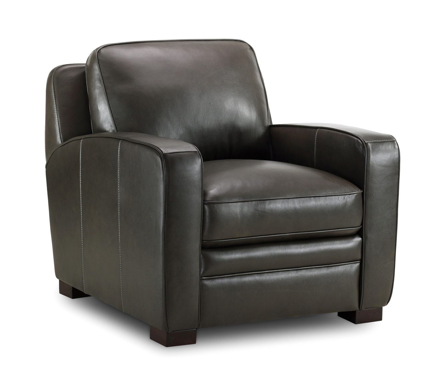 Black Leather King Louis Chairs