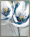 Seafoam Blooms I Gallery Framed Canvas Art thumbnail 1