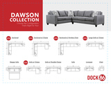 Dawson 2 Piece Sectional - Right Sofa thumbnail 3