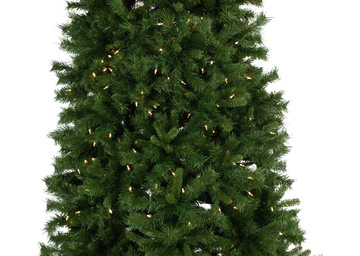 Waterville Pine 9′ Artificial Christmas Tree with 700 Warm White LED Lights
