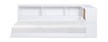 Sunland Twin Bookcase Corner Bed