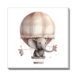 Elephant Balloon Canvas Art thumbnail 1