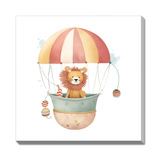 Lion Hot Balloon Canvas Art thumbnail 1