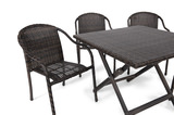 Cascade Vista 5 Piece Patio Dining Set - Square thumbnail 3