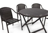 Cascade Vista 5 Piece Patio Dining Set - Round thumbnail 3