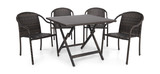 Cascade Vista 5 Piece Patio Dining Set - Square thumbnail 1