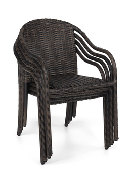 Cascade Woven Dining Chair - Driftwood