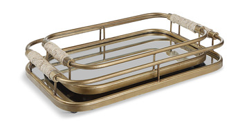 image Set of 2 Rosea Trays