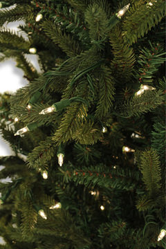 Summit Pine 9′ Slim Pre-Lit Artificial Christmas Tree With Clear Lights