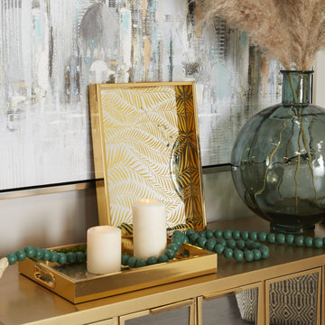 Mirrored Trays - Set of Two