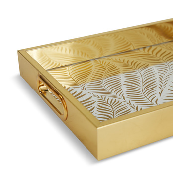 Mirrored Trays - Set of Two