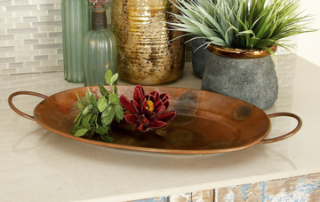 Set of 3 Oval Serving Trays