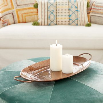 Set of 3 Oval Serving Trays