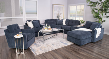 ModularOne 7 Piece Sectional -  Navy