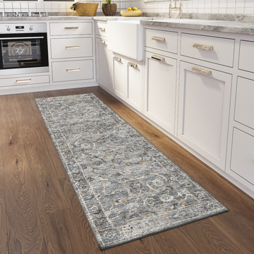 Urban Jericho Silver - 2′6″ x 8′0″ Area Rug