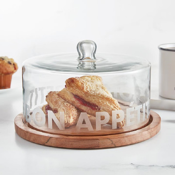 Bon Appetit Cloche Tray