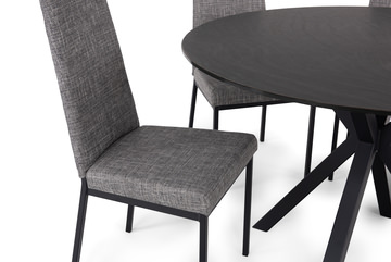 Asterisk Dining Table With 4 Linea Chairs