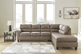 Kiri Sectional Right Chaise - Fossil thumbnail 2