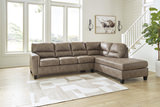 Kiri Sectional Right Chaise - Fossil thumbnail 3