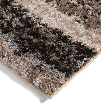 Structures Mount Vernon Soot/Parchment 9′10″ x 12′10″ Area Rug