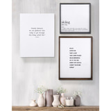 Cabin Rules Framed Art thumbnail 2