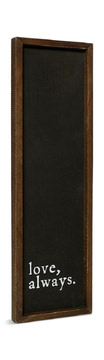 Love, Always. Framed Wood Sign