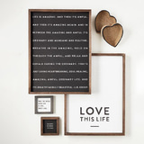 Love This Life Framed Print thumbnail 2