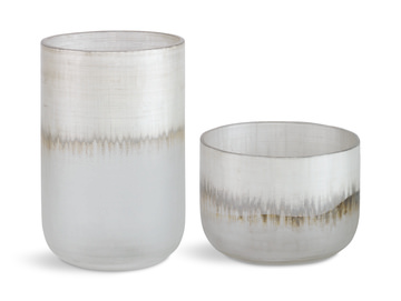 image “Drip” Frost Vases
