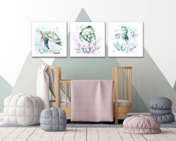 Timmy Turtle Canvas Art