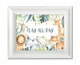 Play All Day Framed Print thumbnail 1