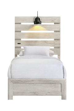 Winnie Twin Bed With Lights - White