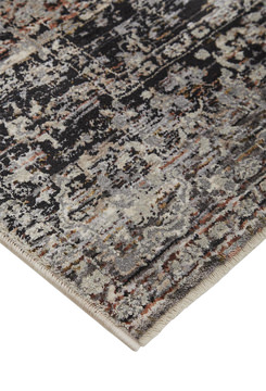 Caprio Blue Rust Area Rug - 2′0″ x 3′4″