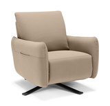 Keta Leather Power Recliner - Taupe thumbnail 4