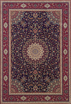  Ariana Blue Area Rug Round - 8′0″ X 8′0″ 