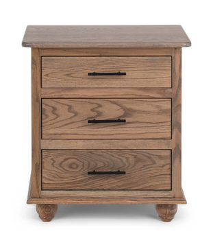Covington 3 Drawer Nightstand