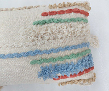 Woven/Striped Long Pillow
