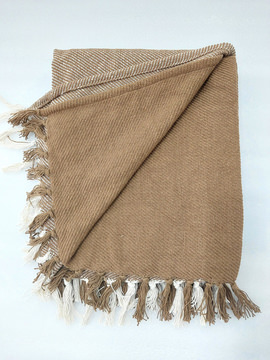 Colorblock Design Throw