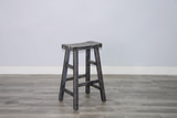 Captiva 30″ Saddle Stool-Black Sand Finish thumbnail 2