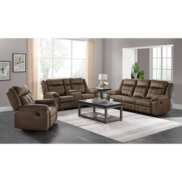 Hector Reclining Sofa - Brown